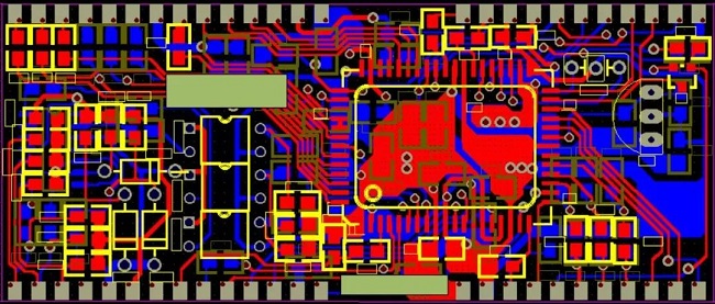 華邦瀛LED貼膜屏電路PCB及轉(zhuǎn)接板的設(shè)計